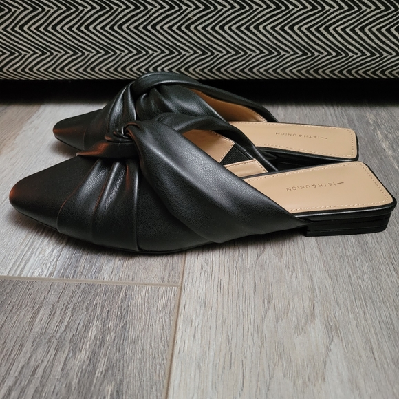 NEW 14th & Union Knotted Black Mules - Picture 3 of 6